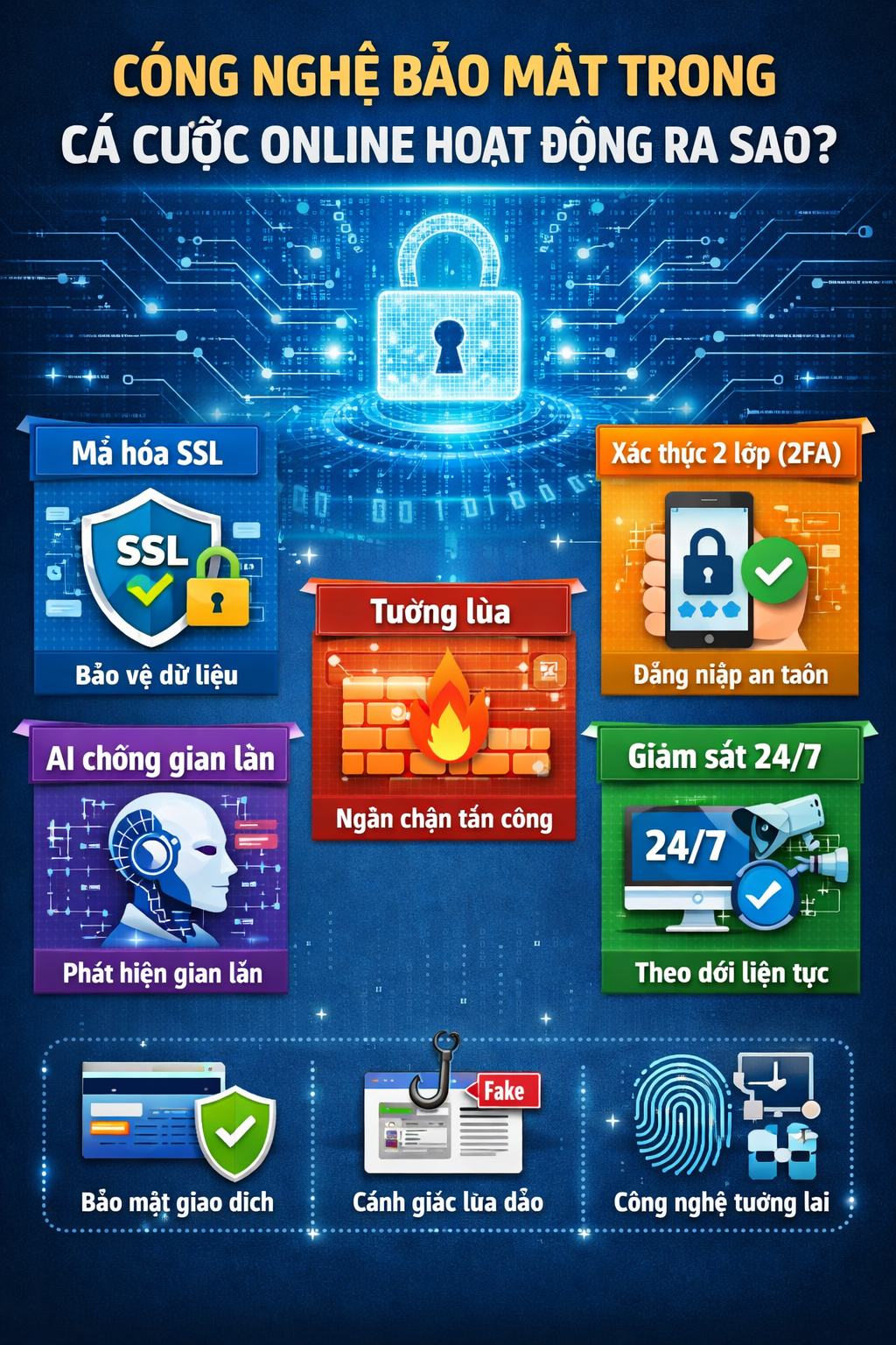 Công nghệ bảo mật cá cược online